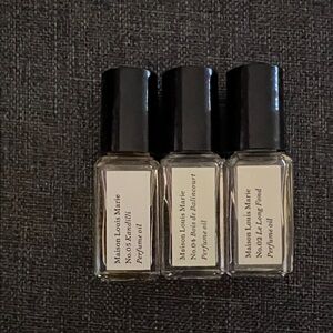 NWOT Madison Louis Marie Perfume Oil Set - No.02, No.04, No.09